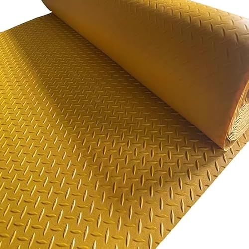 Rouleau de tapis de sol antidérapant en caoutchouc pour moto et voiture - Réutilisable - 1,4 x 6 m