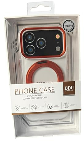Générique DDU Coque pour iPhone 17 Pro / 17 Pro Max – Design Unique – Béquille Intégrée – Protection Luxueuse Anti-Choc – Absorption des Chocs Renforcée – Prise en Main Sécurisée (pour IPHONE 17PRO)