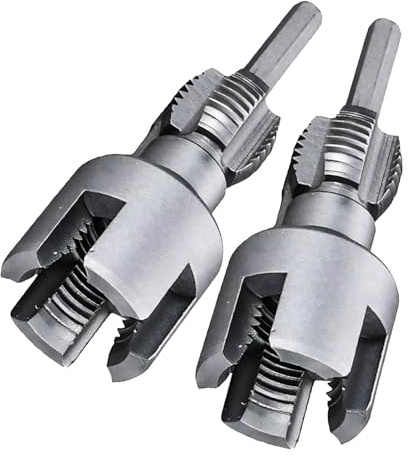 Kit filiera per tubi in PVC regolabile interno esterno integrato per impieghi gravosi in acciaio CRV da 3/4 pollici DN20 per progetti idraulici professionali e tubazioni