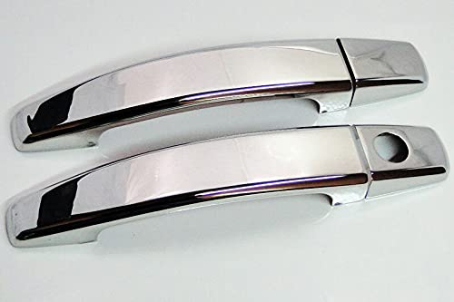 Recambo Chrom Türgriffe Blenden Edelstahl 2trg kompatibel für Opel Astra H J GTC | 2004-2015