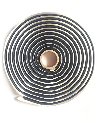 Carkio Car Butyl Sealant Putty Tape, 8mm x 4m Butyl Rubber Sealant Waterproof and Weather Resistance Bitumen Tape Self-Adhesive for Car RV Truck Headlight Window Door Windscreen Black