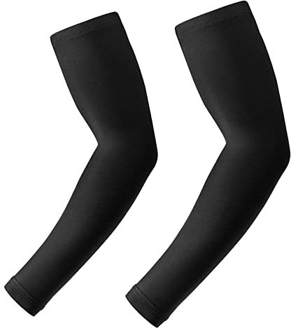 flintronic 2 Pair Manicotto Braccio UV Protezione, Manicotti Braccio Anti UV, Manicotti Traspirante Altamente Elastico, Manicotti Sportivi Unisex, Maniche di Ghiaccio Raffreddamento, Solare UPF 50+
