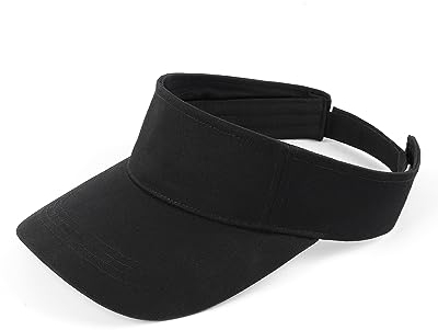 Zylioo Visor für Großen Kopf,Visier Kappe XL,Sonnenschild Visor Cap Schirmkappe mit Klettverschluss Größe 60cm