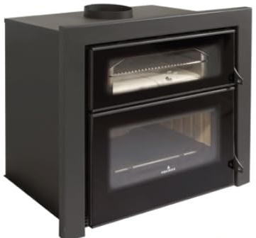 BRICOSOL HORNO DE LEÑA INSERTABLE FUNDICIÓN BRONPI MODELO EVEREST VISION