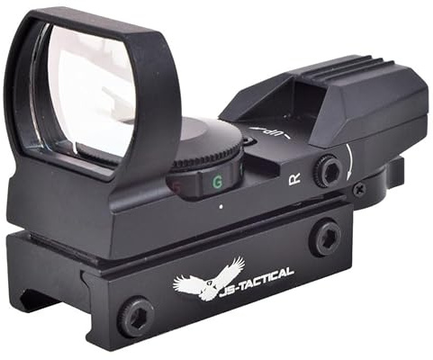 JS-Tactical Red Dot Compact 15x35 Nero | Mirino per carabine, fucili e fucili a pallini 15x35 Uso esclusivamente sportivo