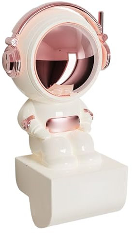 Presse-Dentifrice – Presse-Tube – Distributeur de Dentifrice à Ventouse Astronaute | Distributeur Robuste pour Le Visage pour Adultes et | Support de pâte Dentaire pour Presser Facilement