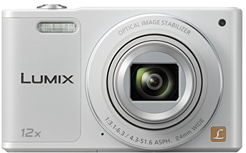Panasonic Lumix DMC-SZ10 Style Compact Digital Camera 16.0MP With 12x Optical Image Stabilizer 2.7-Inch LCD Display White (Renewed)