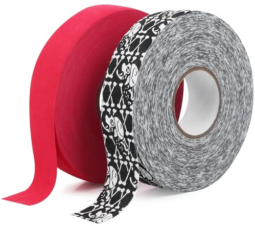 Nastro Stecche Hockey su Ghiaccio Nastro di Presa per Sport 2 Rotoli