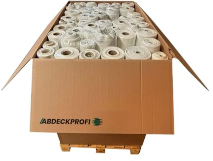 (SONDERPOSTEN B-Ware) Abdeckvlies Selbsthaftend 1 Palette 750 qm -, Renovierungsvlies, Malervlies, Abdeckvlies selbsthaftend, Treppenvlies