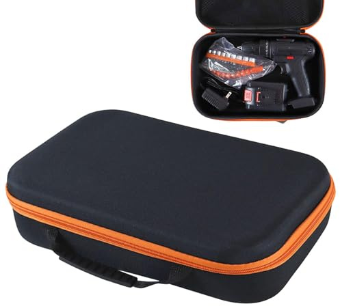 Hard Shell Tool Storage Case - Tool Bag Ox Cloth Empty Storage Drill Organizer, Wear Resistant Waterproof Power Case, Reusable Outdoor Protective Bag For Electric Grinder Drill For Home Indoor Outdoor