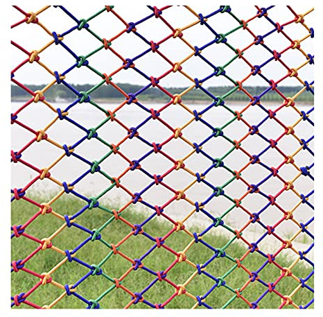 Kindersicherheitsnetz für Treppen, Balkon & Garten – 6 mm Seil, 4x6 m Outdoor Fallschutz Ber für Kinder, Klettern Sicherheitsgitter