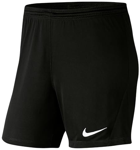 NIKE Womens Dri-fit Park 3 Pants, Black/White, L EU