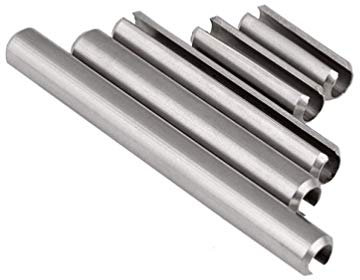 Pasador cilíndrico elástico de acero inoxidable 304, pasador partido, pasador partido, pasador de resorte, pasador hueco, M1.5M2M3M4-D2.5 * 22 -100 piezas