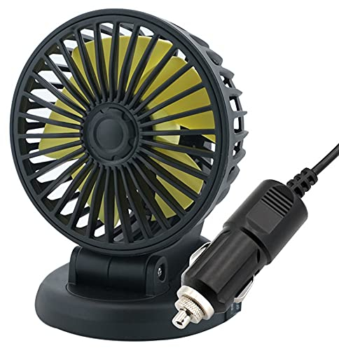 Auto Ventilator,MoreChioce 12V Zigarettenanzünder Auto Kühlventilator für Armaturenbrett Mini Tischventilator Ventilator Lüfter Saugnapf Klein Ventilator