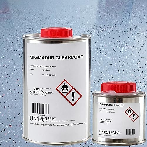 PPG Peinture pour béton, revêtement de sol, sol, garage, vernis incolore pour béton, 1 l