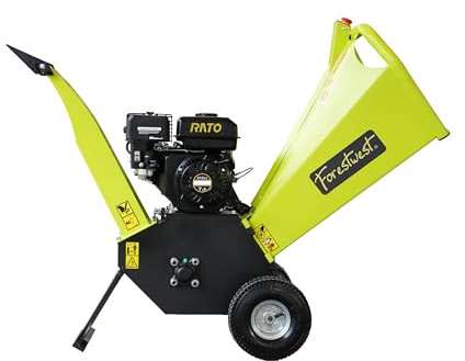 FORESTWEST 11070, 4 Wood Chipper, 7HP Gas Powered Wood Shredder