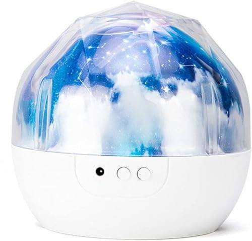 GeRRiT Starry Sky Night Light Planet Magic Projector Earth Universe LED Lamp Colorful Rotate Flashing Star Kids Baby