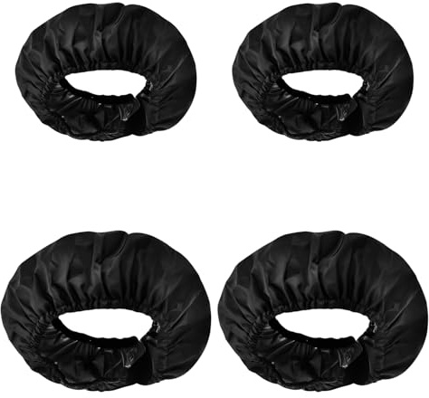 Bojueshaw 4pcs Wheel Covers,Stroller Wheel Dustproof Cover,Baby Stroller Wheel Cover,Oxford Fabric Kid's Stroller Accessories for Keep The Wheels Clean