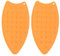 2 pcs Schede di ferro resistenti al calore resistenti al pad di ghisa. (Arancia)