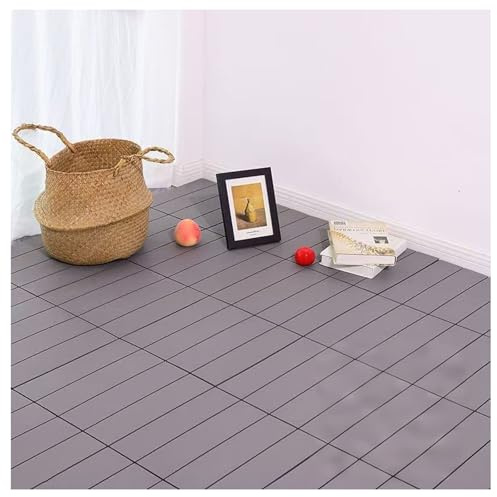 Piastrelle per pavimenti in plastica composita per esterni, terrazze per giunzioni da giardino per decorazioni per balconi e patio, tavole ad incastro C 30 * 30 * 2cm