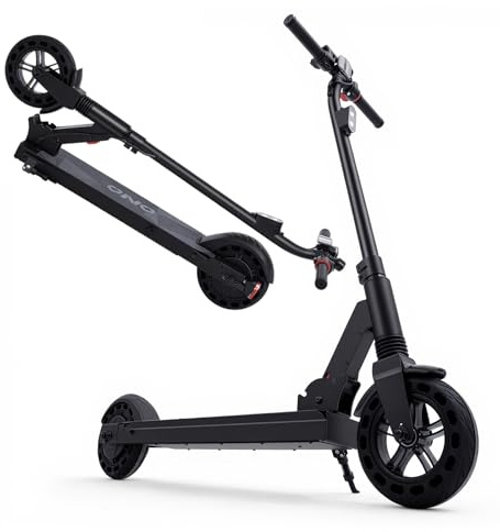 Babuloo E Scooter Kinder von 8-12-16 Jahren - 8 Faltbarer Elektroroller - Max Reichweite 15 KM - Max. 20 KM/H - Pannensichere Wabenreifen - LED-Anzeige - Geschenk für Kinder und Jugendliche (Black)
