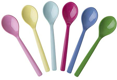 Rice Melamin Teelöffel 6er Pack in Classic Farben