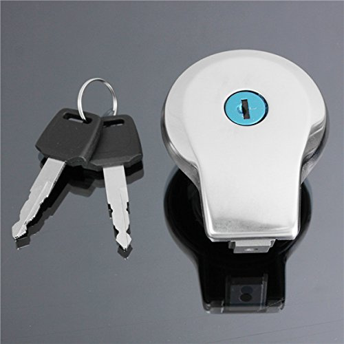 Alamor Motorcykel bränsle gas tank lock kompatibel med Yamaha Virago Xv125 Xv250 400 535 750 1100
