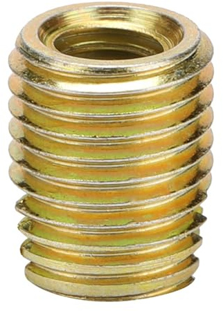 Marhynchus 20Pcs Gewindeeinsätze Befestigungsteile andere Befestigungselemente 302 Carbon Steel Selbstschneidender Gewindeeinsatz Hardware-Zubehör(Innen M6 * 1.0 Außen M10 * 1.5)