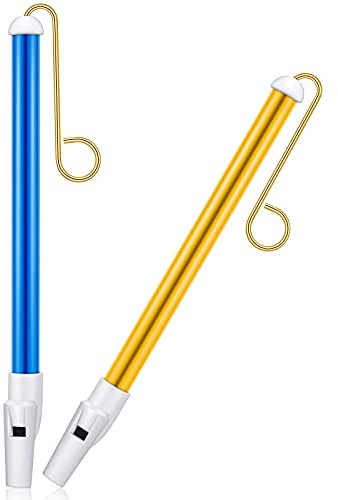 Lukmaa 2 Pack Slide Whistle Instrument for Adults Kids Slide Whistle Music Party Favors for Parent Child Games Boy Girl Bag Stuffer School Prize