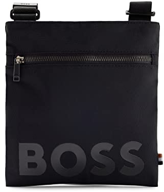 BOSS Herren Catch_s Zip Env Umh ngetasche, Black1, Einheitsgröße EU