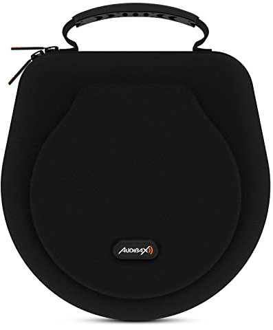 Audibax Atlanta Case 40 - Custodia Rigida per Cuffie - Custodia per Cuffie - Custodia Protettiva - Realizzata in Eva - Dimensioni Interne 19,5 x 20,5 x 8,5 cm - Colore Nero