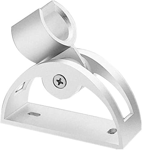 Tbkoly Support de pommeau de Douche Supports de Pince de Curseur, Support de Fixation de Support de tête de pulvérisateur de Douche Mural en Aluminium for Salle de Bain à la Maison