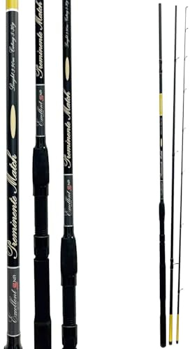 Kolpo Preminente Match – Canna da Pesca Inglese 3.90m in Carbonio Alto Modulo, Azione 5-30g, Anelli Ksic, Manico EVA Ergonomico – Leggera, Bilanciata e Potente