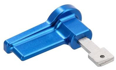 AKF CNC Zündschlüssel, Blau - Rotary, Drehbar, Manual, für Simson S50, S51, S70, KR51 Schwalbe, SR4, Duo 4/4
