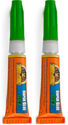 Citystores® GO Super Glue Gel 3g (2 Pack) – Instant Adhesive | No-Run, Precision Tip | Anti-Clog Cap | Bonds Metal, Ceramic, Leather, Plastic, Wood | Fast Dry Industrial Strength Glue