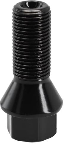 RAQXOLPB car radschrauben Kompatibel Mit F31 F34 F35 F80 1 Stück M14 X 1,25 Schwarz Auto Radmutter Bolzen Mutter Radmutter Stehbolzen Muttern Schrauben Autozubehör OEM: 36136890324