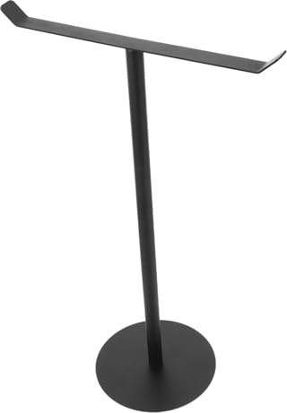 BUGUUYO Échelle Porte-Serviettes De Salle De Bain Base Lestée Stable sans Perçage Noir