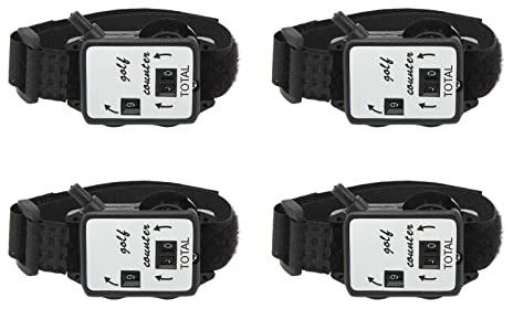 Golf Stroke Counter Watches 4PCS Portable Manual Watch Shape Keepers