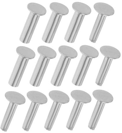 WEKADRIN 7paires Set Rivets Acier Inoxydable Pour Poignées De Couteaux Robustes Rivets à Poignée Pour Fixation Adaptés Fabrication De Couteaux De Cuisine Professionnels
