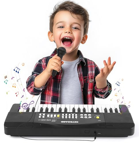 37 Tasten Kinder Keyboard Piano, Klaviertastatur Elektronisches Klavier | Kinder Spielzeug für Klavier ab 3 4 5 6 jahre Musikinstrumente Lernspielzeug Geburtstag Geschenk für Jungen Mädchen Anfänger