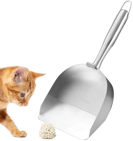 Générique Streuschaufel | 2-in-1 Schaufel für Tierkot – für Kätzchen | für Hunde, Katzen, Kätzchen, Welpen, Haus, Wohnzimmer, Tierarzt, Haushalte
