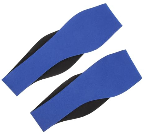 YARNOW 2 pezzi Fascia da Nuoto Protettiva per Orecchie per Ragazzi e Adulti Blu Comfort Traspirante per Nuoto Bagno e Yoga Design Durevole e Adatto Sport