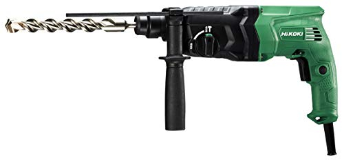 HIKOKI DH24PG2WSZ - Martillo ligero combinado SDS-Plus 2 posiciones 730W 2.7J 1050 rpm 3950 imp hasta 24 mm hormigón con maletín DH24PG2Z