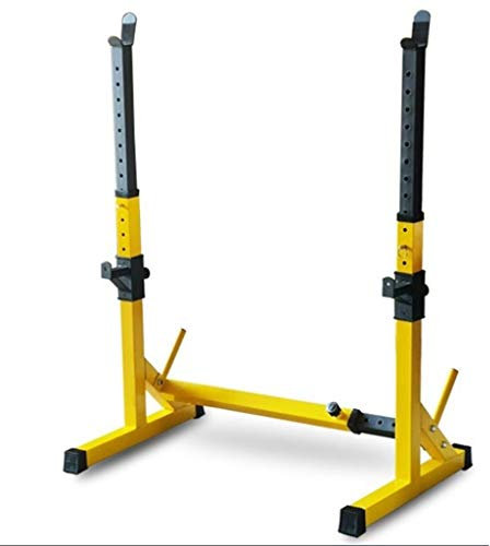 Hantelbänke Bankdrücken Multifunktionsregal Herren Fitness Langhantel Rack Squat Rack Krafttrainingsstand Home Indoor-Fitnessstudio Regale Einstellbare Halterung