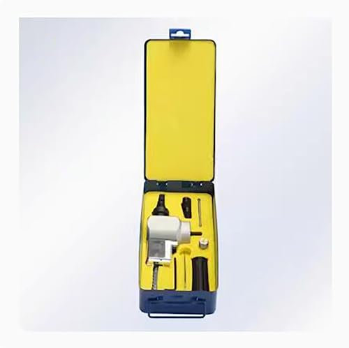 Jieotwice Cortador de Láminas de Metal Y Madera de Doble Uso, Placa de Hierro, Corte Y Apertura de Láminas de Hierro, Sierra Curva, Taladro Eléctrico Manual, Sierra para Madera(Caja de hierro)