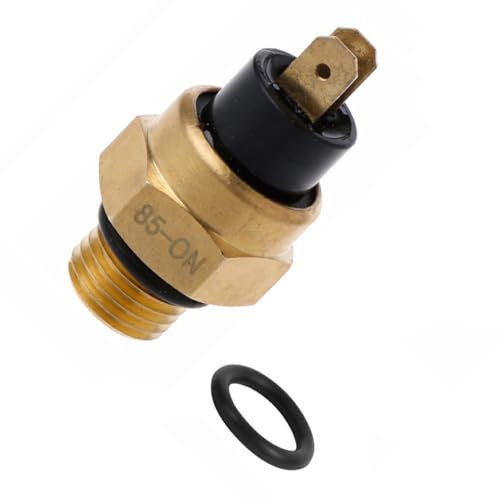 DSOUWEH M14x1.5 Prestazioni del motore migliorate con l'affidabilità dell'interruttore termico della ventola del radiatore M14x5 Interruttore della ventola del radiatore in rame