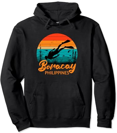 Boracay Philippinen Schnorcheln Tauchen Pullover Hoodie