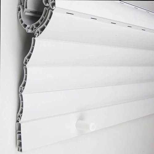 Tenda avvolgibile in PVC | Tapparelle Avvolgibili, Serranda Avvolgibile | Lama curva 50 mm | Taglio su misura | Pertoni Tende (Altezza 120 cm x 190 cm (larghezza)