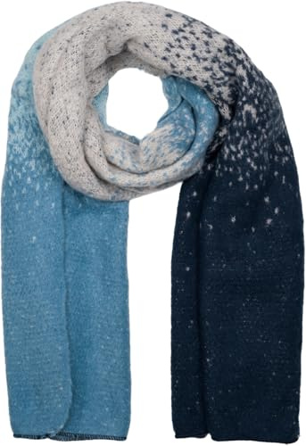 styleBREAKER Damen Web-Schal Pixel Farbverlauf Ombré Look | 53x200 cm XXL-Format, wärmendes weiches Gewebe für den Winter. Fließende Farbübergänge. Flexibel als große Stola drapierbar.