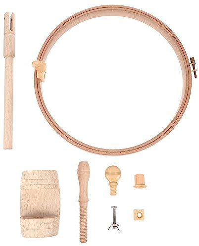 Sewroro Kreuzstich Stickständer Aus Holz Verstellbarer Stickrahmen Für Erwachsene Und Anfänger Drehbar Tisch Stickständer Für Selbstgemacht Handwerk Und Heimdekoration